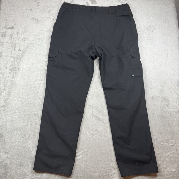 5.11 Tactical Taclite Pro Cargo Pants Men’s 42x34 Black Ripstop Duty Combat - Picture 2 of 12